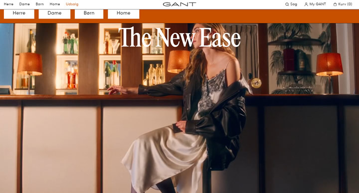 GANT丹麦官方网站：源自美国的服装品牌