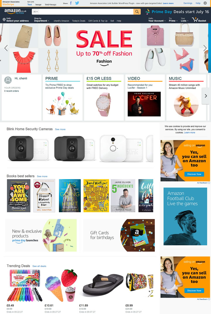 Amazon.co.uk：英国亚马逊官网，畅享便捷在线购物