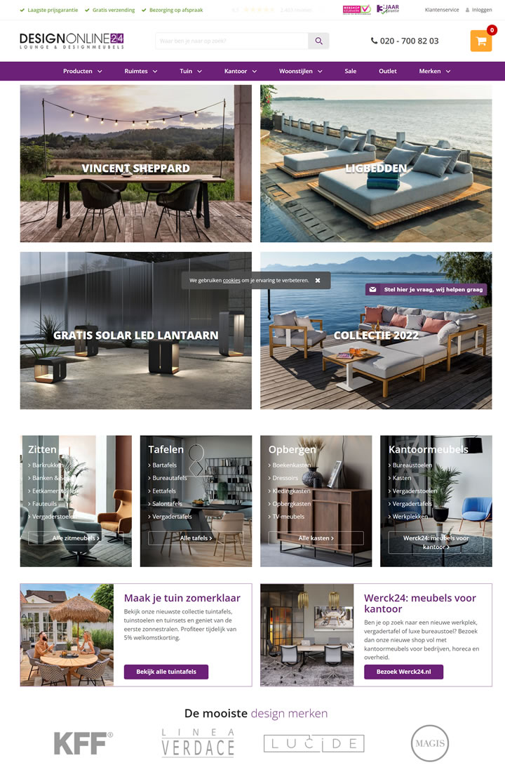 荷兰设计家居商店DesignOnline24：点亮你的家居梦想