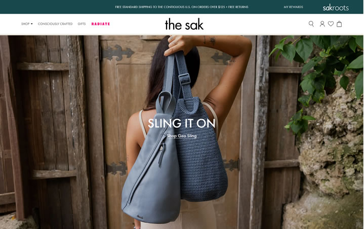 时尚编织艺术，The Sak：皮革与钩针编织袋、钱包和配饰