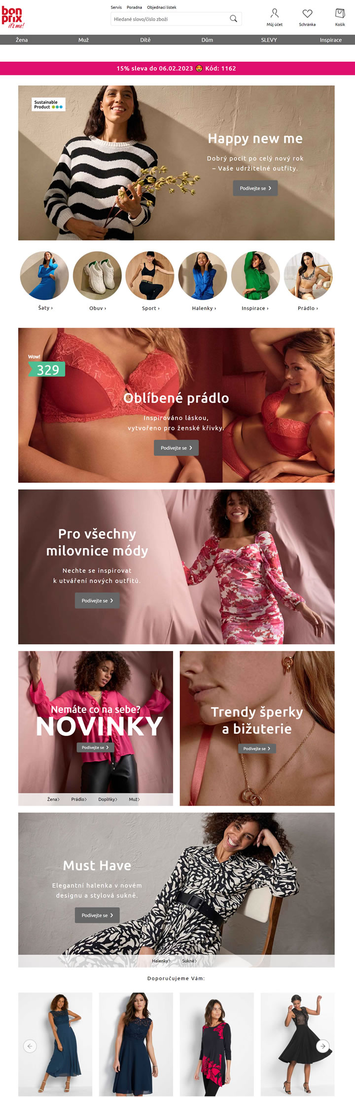 Bonprix.cz：捷克时尚与家居用品的一站式电子商店